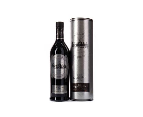 GLENFIDDICH CAORAN RESERVE AGED 12 YEARSSingle Malt Scotch Whisky70cl, 40% volume, in tube.