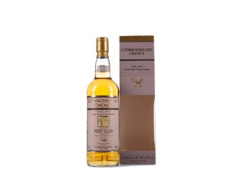 PORT ELLEN 1982 CONNOISSUERS CHOICESingle Malt Scotch WhiskyBottled 2003. 70cl, 40% volume, in carton.Condition report: Very 