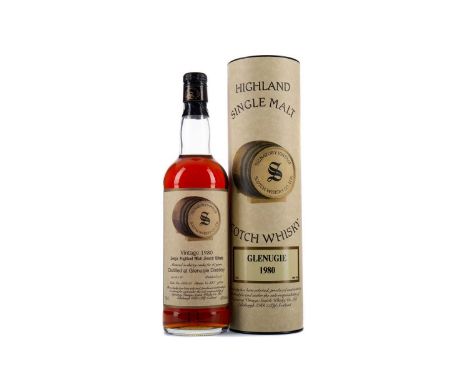 GLENUGIE 1980 SIGNATORY VINTAGE AGED 16 YEARSSingle Malt Scotch WhiskyDistilled 23 May 1980, matured in sherry cask nos. 3660