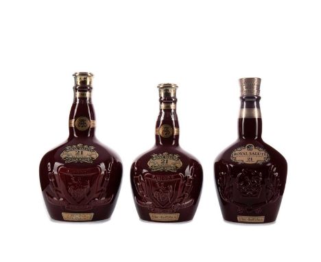 CHIVAS REGAL ROYAL SALUTE AGED 21 YEARS (2)Blended Scotch Whisky70cl, 40% volume, in carton.CHIVAS REGAL ROYAL SALUTE AGED 21