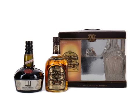 DUNHILL OLD MASTERBlended Scotch Whisky700ml, 43% volume.CHIVAS REGAL 12 YEARS OLDBlended Scotch Whisky75cl, 40% volume, in c