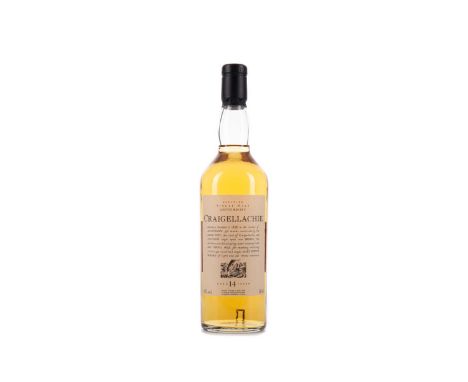CRAGELLACHIE AGED 14 YEARS FLORA &amp; FAUNASingle Malt Scotch Whisky70cl, 43% volume.