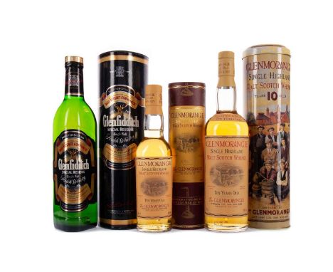 GLENMORANGIE 10 YEARS OLDSingle Malt Scotch Whisky70cl, 40% volume, in tin.GLENMORANGIE 10 YEARS OLD - 35CLSingle Malt Scotch