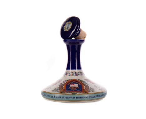 PUSSER'S LORD NELSON DECANTER - ONE LITRECarribean Rum.One litre, 95.5° proof, ceramic decanter, with spare stopper.