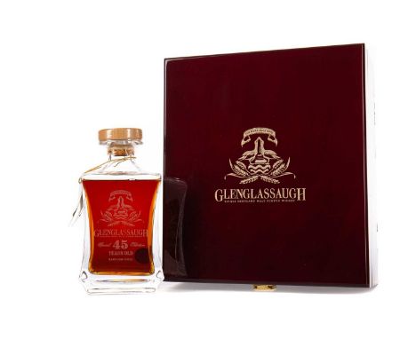 GLENGLASSAUGH 1966 AGED 45 YEARSSingle Malt Scotch WhiskyBottled 2011, bottle no. 128 of 202. 700ml, 49.2% volume, in wooden 