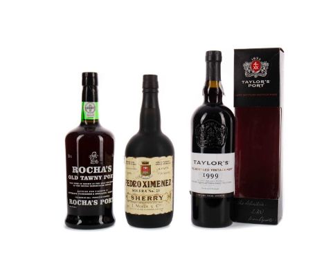 TAYLOR'S 1999 LATE BOTTLED VINTAGE PORTOporto, Portugal.Bottled 2004. 75cl, 20% volume, in carton.ROCHA'S OLD TAWNY PORTOport
