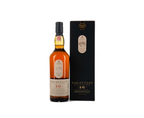 LAGAVULIN AGED 16 YEARS WHITE HORSE DISTILLERSSingle Malt Scotch Whisky70cl, 43% volume, in carton.