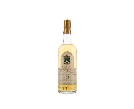 MACALLAN 1974 HART BROTHERS AGED 21 YEARSSingle Malt Scotch Whisky70cl, 43% volume.Condition report: Fill level high shoulder