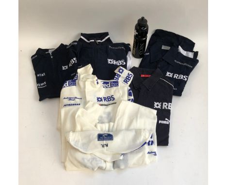 Nico Rosberg interest: a mixed lot of team wear and race wear, worn by 2016 World Champion Nico Roseberg, worn in his first y