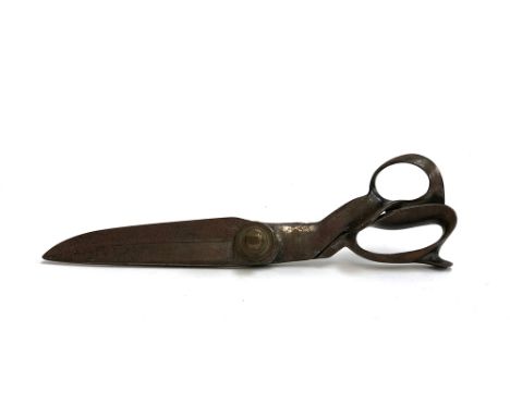 A pair of late 19th/early 20th century T. Wilkinson &amp; Son of Sheffield tailor's scissors, stamped mark 