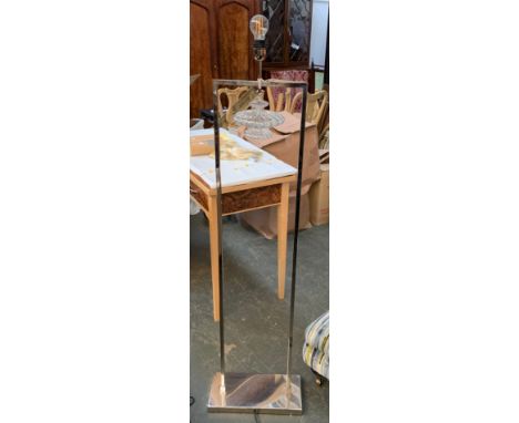 A Heathfield &amp; Co. contemporary floorstanding chrome lamp, approx. 153cmH 
