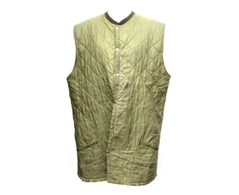 A vintage Huskie quilted waistcoat or gilet, size XL 