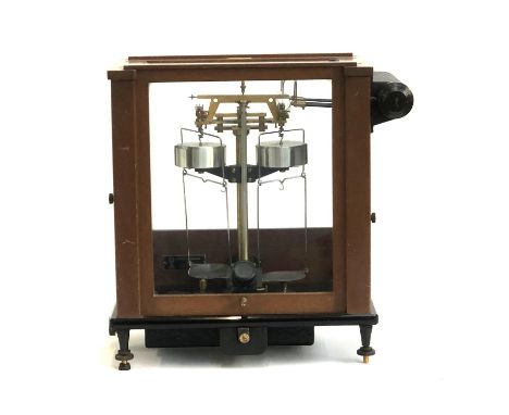 A set of scientific scales by Stanton of London, Model AD2 