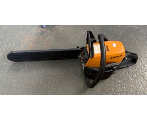 A California petrol chainsaw, 18" McCulloch Oregon bar 