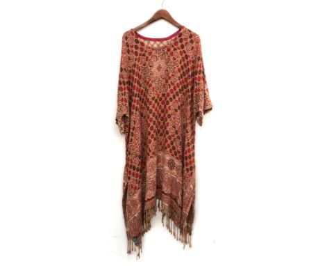 Two vintage kaftans with beads 