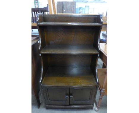 An Ercol open bookcase