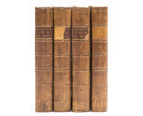 Johnson (Samuel) The lives of the most eminent English poets; with critical observations on their works, 4 vol.,  first autho