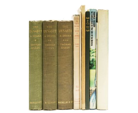 Hardy (Thomas) The Dynasts: A Drama of the Napoleonic Wars..., 3 vol., first edition, second issue of vol.1 &amp; 2 with canc