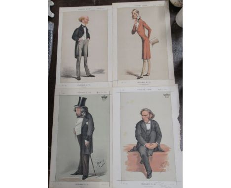 A collection of Vanity Fair prints, together with Geoffrey S Fletcher, London's River Series 1 The Tidal Thames and Series II