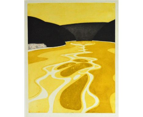 JOHN BRUNSDON (1933-2014); a signed limited edition lithograph, 'Solva', signed lower right, artist's proof 8/8, 59 x 44.5cm,