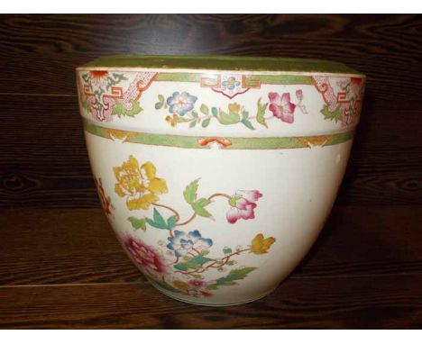 MINTON FLOWER DECORATED PLANTER