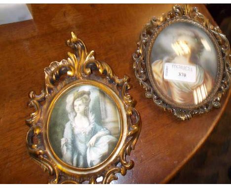 TWO PORTRAIT MINIATURES