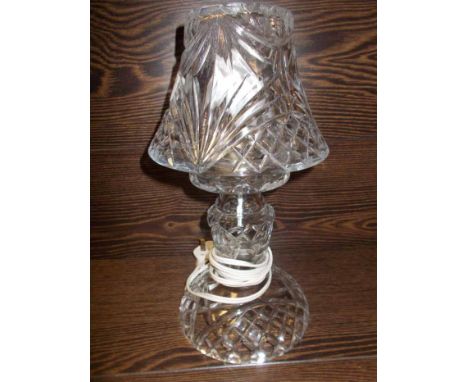 CRYSTAL GLASS LAMP