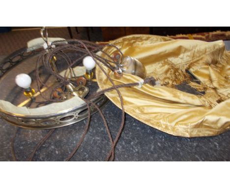 EARLY 20TH CENTURY RISE AND FALL LAMP