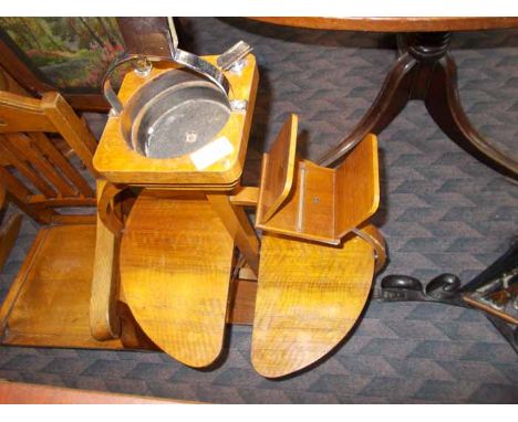 LOT AMENDED - ART DECO SMOKER'S STAND&nbsp;