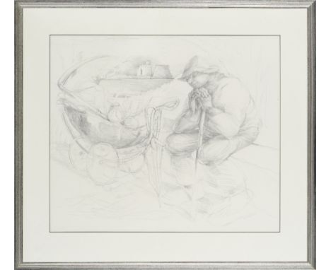 Betty Swanwick (British, 1915-1989)Sketch for The Folly pencil on paper47.5 x 55.5cm (18 11/16 x 21 7/8in).Footnotes:Provenan