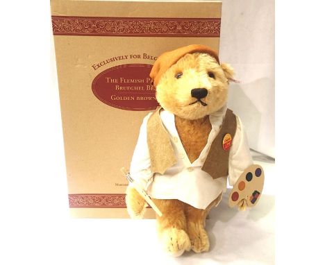 Steiff Bears The Flemish Painter, Brueghel Bear, limited edition of 1847 pieces, with growler, circa 1997 Belgium Exclusive, 