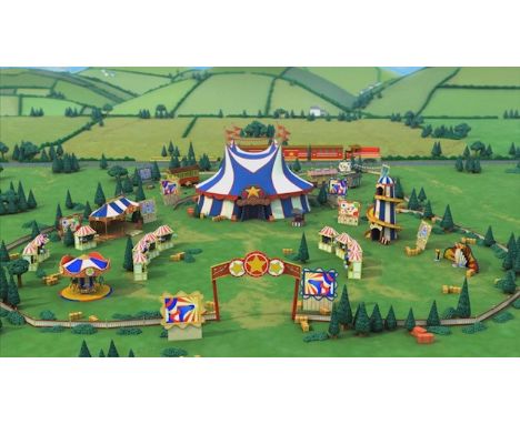 Large quantity of television props as seen in the childrens TV programme, Tobys Travelling Circus, filmed in Manchester. Cara