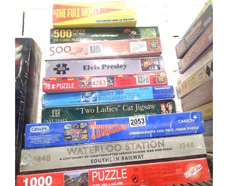 Ten mixed sealed jigsaws. P&amp;P Group 1 (£14+VAT for the first lot and £1+VAT for subsequent lots) 