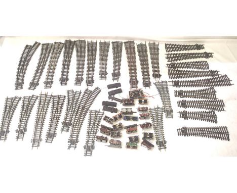 Twenty Peco OO scale points, ex layout, mostly good condition, some weathered and nine require attention. P&amp;P Group 2 (£1