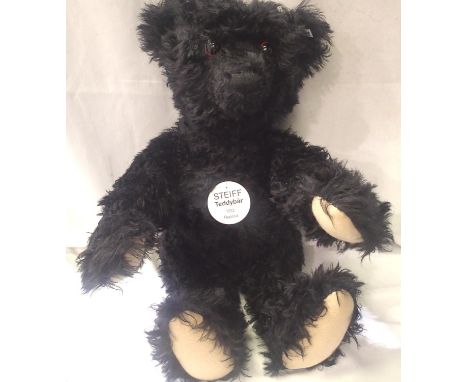 Steiff Bears, replica 1912 Mourning Bear, (due to Titanic sinking) with growler, limited edition 1692/1912, H: 70 cm,boxed, e