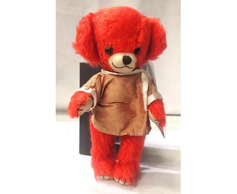 Merrythought bear, Cheeky Little Alfonzo, H: 24 cm, with tags. Excellent condition. P&amp;P Group 1 (£14+VAT for the first lo