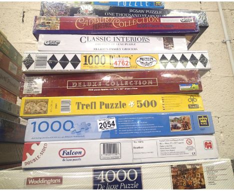 Ten mixed sealed jigsaws. P&amp;P Group 1 (£14+VAT for the first lot and £1+VAT for subsequent lots) 