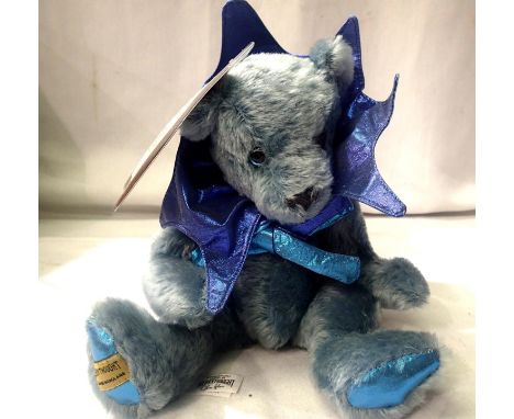 Merrythought bear, Neptune The Water Bear limited edition 131/500, H: 26 cm, with tags, excellent condition. P&amp;P Group 1 