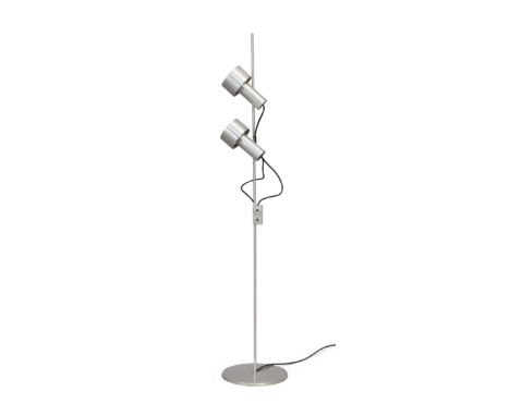 Peter Nelson (1928-2009) for Architectural Lighting Ltd Model 'FA2' floor lamp, circa 1967  Aluminium  138cm high   It is the