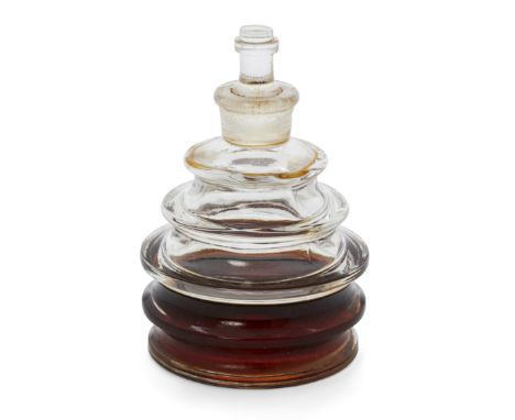 René Lalique (1860-1945)   Worth - 24, ‘Imprudence’ scent bottle, circa 1938  Moulded glass  Moulded marks 'R. LALIQUE FRENCH