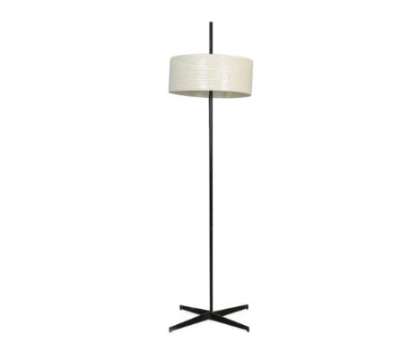 John and Sylvia Reid for Rotaflex Lighting Ltd Scarce 'Metallux' floor lamp, circa 1956  Enamelled steel  152cm high   Litera