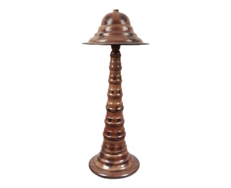 Brazilian&nbsp;Floor lamp, early to mid 20th century&nbsp;Monkey puzzle wood&nbsp;&nbsp;144cm high&nbsp;It is the buyer's res