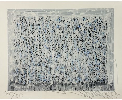 JONONE (Né en 1963) Sans titre Lithographie en couleur, signée en bas à droite au crayon et numérotée 80/100 en bas à gauche.