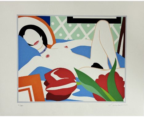 Tom WESSELMANN (1931-2004), d'Après.  Woman. Lithographie sur papier Vélin. Signé en bas à droite au crayon. Numéroté à la ma