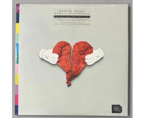 KAWS (Américain, Né en 1974) Kanye West- 808S &amp; Heartbreak- Deluxe collector's set Impression sur pochette vinyl, 2 disqu