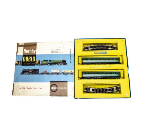 A Boxed Hornby-Dublo 00 gauge 2-rail Southern Region Suburban Train (EMU) Set, ref 2050, including motor and trailing cars bo