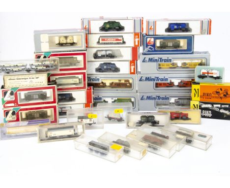 N Gauge Continental Goods Wagons, examples by Lima includes two gravel wagon sets 320648, 320650, 320651, 320652, 320653, and