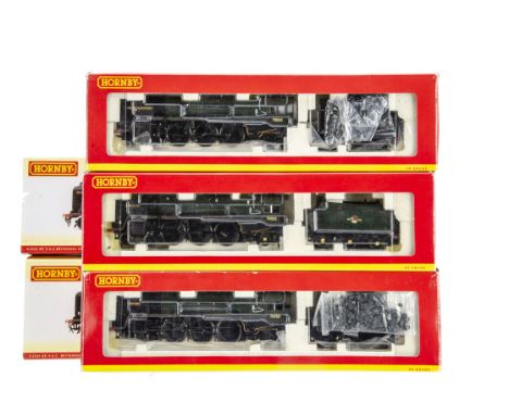 Hornby (China) OO Gauge Steam Locomotives and Tenders, three boxed Britannia Class examples, R2563 William Wordsworth (missin