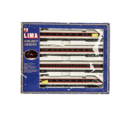 Lima Golden Series HO Gauge German High Speed Train, a boxed 149742 GP four car train Donald Duck BR403 of the DB in black/wh