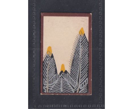 Cigarette card, Hudden Japanese Playing card (Hudden Cigarettes back), type card (fair)